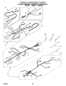 09 - Wiring Harness parts for Kitchenaid Oven KEMS306BAL0 from AppliancePartsPros.com
