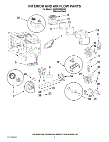 04 - Interior And Air Flow Parts parts for Kitchenaid Microwave KHMS2050SSS3 from AppliancePartsPros.com