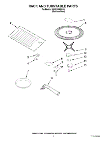 05 - Rack And Turntable Parts parts for Kitchenaid Microwave KHMS2050SSS3 from AppliancePartsPros.com