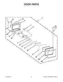 02 - Door Parts parts for Kitchenaid Microwave KHMS2056SSS3 from AppliancePartsPros.com