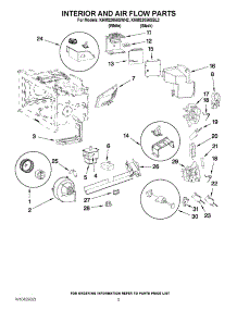 04 - Interior And Air Flow Parts parts for Kitchenaid Microwave KHMS2056SWH2 from AppliancePartsPros.com