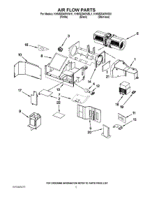 04 - Air Flow Parts parts for Kitchenaid Microwave KHMS2040WBL1 from AppliancePartsPros.com