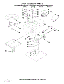 05 - Oven Interior Parts parts for Kitchenaid Microwave KBMS1454SWH2 from AppliancePartsPros.com