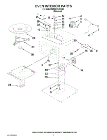 05 - Oven Interior Parts parts for Kitchenaid Microwave KBMS1454SSS3 from AppliancePartsPros.com