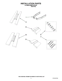 06 - Installation Parts parts for Kitchenaid Microwave KBMS1454SSS3 from AppliancePartsPros.com