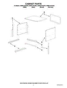 02 - Cabinet Parts parts for Kitchenaid Microwave KBMS1454SSS2 from AppliancePartsPros.com