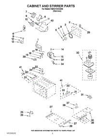 04 - Cabinet And Stirrer Parts parts for Kitchenaid Microwave KBHS109SSS06 from AppliancePartsPros.com