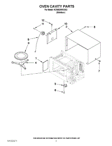 03 - Oven Cavity Parts parts for Kitchenaid Microwave KCMS2055SSS2 from AppliancePartsPros.com