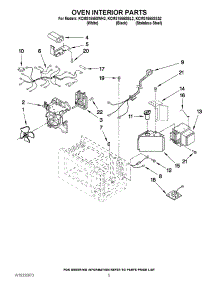 05 - Oven Interior Parts parts for Kitchenaid Microwave KCMS1555SWH2 from AppliancePartsPros.com