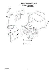 03 - Oven Cavity Parts parts for Whirlpool Microwave YKCMS1555SS1 from AppliancePartsPros.com