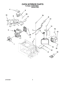 05 - Oven Interior Parts parts for Whirlpool Microwave YKCMS1555SS1 from AppliancePartsPros.com