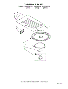 05 - Turntable Parts parts for Whirlpool Microwave YKHMS2040WS0 from AppliancePartsPros.com