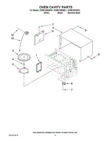 03 - Oven Cavity Parts parts for Kitchenaid Microwave KCMS1555SBL1 from AppliancePartsPros.com