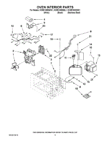 05 - Oven Interior Parts parts for Kitchenaid Microwave KCMS1555SBL1 from AppliancePartsPros.com