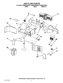 04 - Air Flow Parts parts for Kitchenaid Microwave KHMS2040WSS0 from AppliancePartsPros.com
