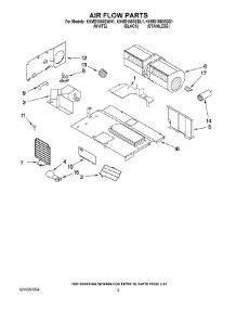 04 - Air Flow Parts parts for Kitchenaid Microwave KHMS1850SBL1 from AppliancePartsPros.com