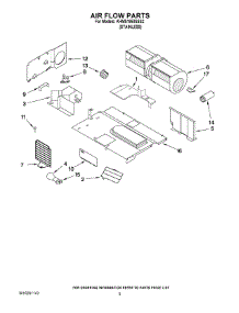 04 - Air Flow Parts parts for Kitchenaid Microwave KHMS1850SSS2 from AppliancePartsPros.com