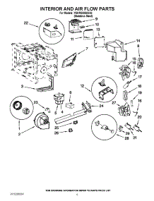 04 - Interior And Air Flow Parts parts for Whirlpool Microwave YKHMS2050SS2 from AppliancePartsPros.com