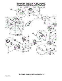 04 - Interior And Air Flow Parts parts for Whirlpool Microwave YKHMS2050SS1 from AppliancePartsPros.com