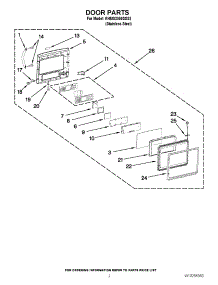 02 - Door Parts parts for Kitchenaid Microwave KHMS2050SSS2 from AppliancePartsPros.com