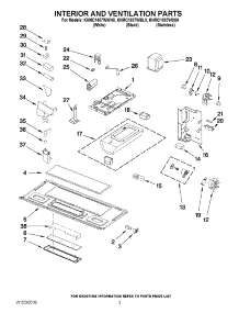 03 - Interior And Ventilation Parts parts for Kitchenaid Microwave KHMC1857WSS0 from AppliancePartsPros.com
