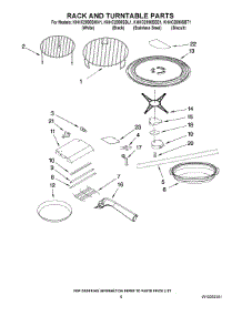 05 - Rack And Turntable Parts parts for Kitchenaid Microwave KHHC2090SSS1 from AppliancePartsPros.com