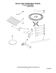 05 - Rack And Turntable Parts parts for Kitchenaid Microwave KHMS2056SSS2 from AppliancePartsPros.com