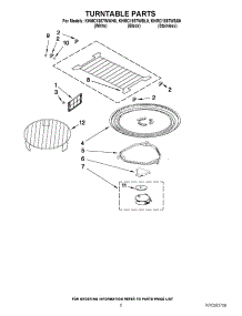 05 - Turntable Parts parts for Kitchenaid Microwave KHMC1857WBL0 from AppliancePartsPros.com