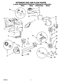 04 - Interior And Air Flow Parts parts for Kitchenaid Microwave KHMS2050SBT0 from AppliancePartsPros.com