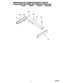 03 - Microwave Compartment Parts parts for Kitchenaid Microwave KBMC147HSS05 from AppliancePartsPros.com