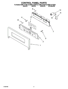 02 - Control Panel Parts parts for Kitchenaid Microwave KBMC147HBT05 from AppliancePartsPros.com