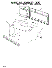 06 - Cabinet And Installation Parts parts for Kitchenaid Microwave KHHS179LBT4 from AppliancePartsPros.com