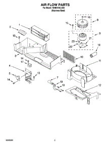 04 - Air Flow Parts parts for Kitchenaid Microwave KHMS155LSS3 from AppliancePartsPros.com