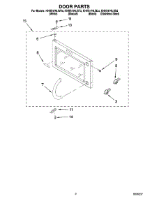 02 - Door Parts parts for Kitchenaid Microwave KHHS179LSS4 from AppliancePartsPros.com