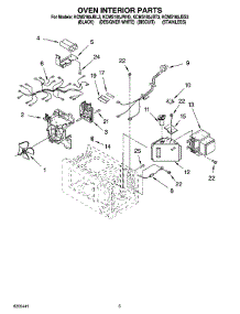 05 - Oven Interior Parts parts for Kitchenaid Microwave KCMS185JWH3 from AppliancePartsPros.com