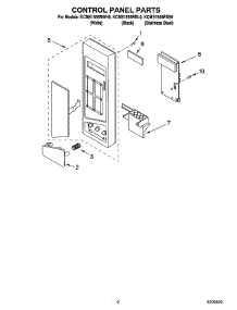 02 - Control Panel Parts parts for Kitchenaid Microwave KCMS1555RSS0 from AppliancePartsPros.com