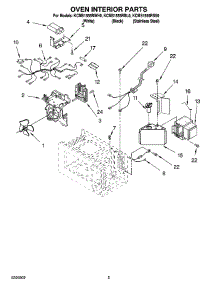 05 - Oven Interior Parts parts for Kitchenaid Microwave KCMS1555RBL0 from AppliancePartsPros.com