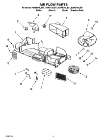 04 - Air Flow Parts parts for Kitchenaid Microwave KHHS179LBT1 from AppliancePartsPros.com