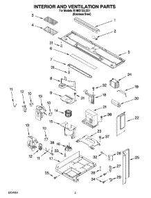 03 - Interior And Ventilation Parts parts for Kitchenaid Microwave KHMS155LSS1 from AppliancePartsPros.com