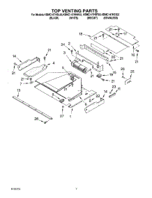 05 - Top Venting Parts parts for Kitchenaid Microwave KBMC147HBL03 from AppliancePartsPros.com