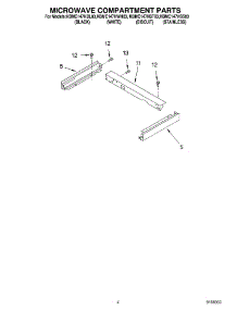 03 - Microwave Compartment Parts parts for Kitchenaid Microwave KBMC147HBL03 from AppliancePartsPros.com