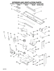 03 - Interior And Ventilation Parts parts for Whirlpool Microwave YKHMS155LBT0 from AppliancePartsPros.com
