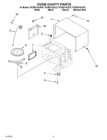03 - Oven Cavity Parts parts for Whirlpool Microwave YKCMS145JBT0 from AppliancePartsPros.com