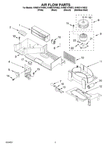 04 - Air Flow Parts parts for Kitchenaid Microwave KHMS147HWH2 from AppliancePartsPros.com