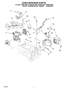 05 - Oven Interior Parts parts for Kitchenaid Microwave KCMS185JWH2 from AppliancePartsPros.com