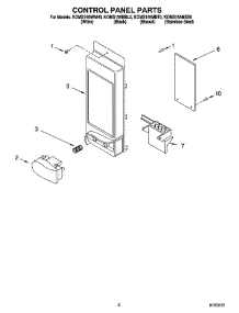 02 - Control Panel Parts parts for Kitchenaid Microwave KOMS155MSS0 from AppliancePartsPros.com