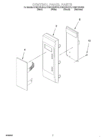 06 - Control Panel parts for Kitchenaid Microwave KCMC155JBL0 from AppliancePartsPros.com