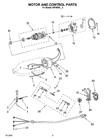 04 - Motor And Control Parts, Optional Parts parts for Whirlpool Mixer 5KPM50BGR4 from AppliancePartsPros.com