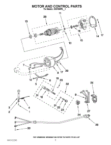 04 - Motor And Control Parts parts for Kitchenaid Mixer KSM150PSGN1 from AppliancePartsPros.com
