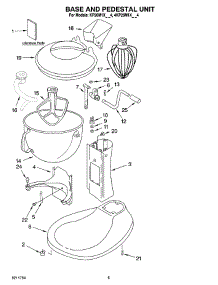 03 - Base And Pedestal Unit, Optional Parts parts for Kitchenaid Mixer KP26M1XNP4 from AppliancePartsPros.com